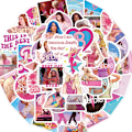 Pikkukuva 4 / 4: 50/100 kpl Barbie-elokuvatarrat Lapsuusanimaatio Nukkekoristeet Phone case Käsitili Vedenpitävä tarra Tee itse lelu 100pcs