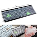 Miniatyrbillede 5 af 5: Tastaturbeskyttere universal silikone desktop computertastaturdækning