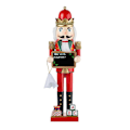 Miniatyrbillede 1 af 5: Nøddeknækker Figur Juledekoration Håndværk Statue til Jul Soveværelse Hjem