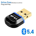 Miniatyrbilde 3 av 5: USB Bluetooth 5.4 Dongle Adapter for PC Trådløs Mus Tastatur Høyttaler Musikk Audio Mottaker Transm