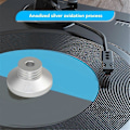 Miniatyrbilde 2 av 5: Plateloddsklemme Audio LP Vinyl Platespillere Disk Stabilisator LP Disk Stabilisator Platespiller Klemme HiF