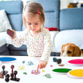 Miniatyrbillede 5 af 5: Store runde håndværksblækpuder Giftfri Baby Care Fingerpint Blækpude-stempler Vaskbare Fodaftryk til nyfødte kæledyr Imprintsæt Souvenirs Red