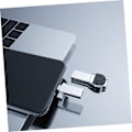 Miniatyrbillede 1 af 2: 1 stk. U Disk mobiltelefon Metal driver reservekontorartikler højhastigheds 128g Backup U Disk Memory stick Memory Thumb U Disk dobbelt formål memory sticks til