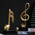 Miniatyrbillede 5 af 5: 3 stk. Moderne Resin Musiknode Figur Statue til Boligindretning Skrivebord Kontor