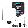 Pikkukuva 1 / 3: Andoer W64RGB Tasku RGB LED Videovalo Sarja Videoneuvotteluvalo CRI95+ 2500K-9000K Himmennettävä 2