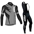 Miniatyrbild 3 av 5: Fox Cycling Team Cykeltröja herr långärmad MTB-cykelkläder equipacion ciclismo hombre Cykelkläder Racing Cykelkläder 6 M