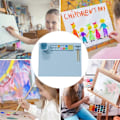 Miniatyrbillede 4 af 5: 1 stk. Vaskbar Silikone Håndværk Graffiti Malemåtte Børns DIY Silikone Maling