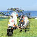 Miniatyrbillede 4 af 5: Universal Motorcykel Vandtæt Overtræk Helårs Scooter Regntæt Ærmeovertræk