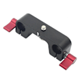 Miniatyrbillede 3 af 5: 1/4 tomme DSLR Rod Clamp Monteringsadapter til 15 mm Rail Rod System SLR 5D2 5D3 600D Kamera DV Video F