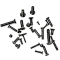 Miniatyrbilde 3 av 5: 720 stk. Forsenket Flat Head Mini Skruesett M1.4 M1.7 M2 M2.5 M3 Karbonstål Datamaskin Notebook Lapt
