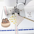 Miniatyrbilde 4 av 5: Trådkutter for quilting og søm, bordmodell garnkutter med, trådskjæreverktøy med sklisikker base