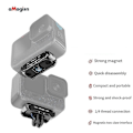Miniatyrbilde 4 av 5: Magnetisk hurtigutløserbrakett er egnet for Gopro12/11/10/9/8 actionkamera hurtigutløseradapter