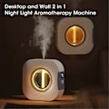 Miniatyrbilde 5 av 5: Smart Aroma Diffuser Luftrenser Digitalt Display Plante Eteriske Oljer 4 Gir Veggmontering Bordplate U