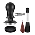 Miniatyrbillede 1 af 5: 6 STK Espresso Tilbehør Kaffe Espresso Tamper Sæt med Espresso Tamper, WDT Værktøj, Kaffeomrører,