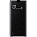 Miniatyrbillede 1 af 3: For Samsung Galaxy S10 Beskyttende Clear View Folio Cover Case - Sort