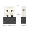 Miniatyrbilde 5 av 5: Trådløs WiFi 6 Adapter AX286 802.11Ax 2.4GHz Driverfri USB Nettverkskort For Win7/10/11 Datamaskin M