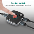 Miniatyrbilde 3 av 5: 8k For Hdmi 2x1 Switch For Hdmi 2.1 Switch Støtte 2 For Hdmi Inngang & 1 For Hdmi
