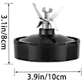 Miniatyrbilde 2 av 5: (2 STK, 9,9 cm) 6 Finner Blenderkniv Kompatibel for Ninja Blender Kniverstatning for Auto IQ BL456-70