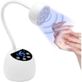Miniatyrbilde 1 av 5: Mini UV Neglelakk Lampe med Smart Auto Sensor og Display, 12 Lysdioder Mini Neglelakk Lampe, UV Lamper for Gel Negler med 3 Moduser, Bærbar LED Neglelakk Lampe med USB Ch