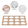 Miniatyrbillede 4 af 4: Dacquoise Kageform Akryl Cookie Form Makron Dessert Bageri Japan DIY Bageværktøj