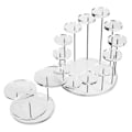 Miniatyrbillede 1 af 5: 2 stk Runde Akryl Cupcake Stativ - Premium Cupcake Holder, Cupcake Display Stativ Dessert Stativ Konditori