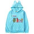Miniatyrbillede 2 af 5: 2023 Kids Garten Banban Hoodie - Pige- og Drengetøj fra Garden of Ban Ban - Langærmet Trøje til Småbørn white1 110cm