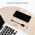 Miniatyrbillede 2 af 5: 2-pak USB C til USB 2.0 Adapter Type-c Otg Kabel Type C Han til USB A Hun Adapter Kompatibel Med