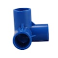 Miniatyrbillede 4 af 5: 16 stk. Plast PVC 20 mm Slange T-stykke Kobling 3-vejs Samling Til Havevanding Vandingsrør Adapter T