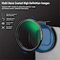 Miniatyrbilde 5 av 5: Mobiltelefon Linseadapter Ring FL-27 67mm CPL Filter Linseklips