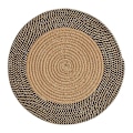 Miniatyrbillede 1 af 5: Japansk vævet tæppe jute rundt gulvmåtte simpelt sofabord måtter soveværelse stue sofa F