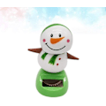Miniatyrbillede 2 af 4: Solar Danselegetøj Bobble Head Legetøj Jul Julemand Snemand Dansende Figur Legetøj Bil Dashboard Dekorationer Ornamenter Julefest tilbehør