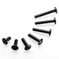 Miniatyrbilde 3 av 5: M6 X 35mm 20 stk. Flat Hex Socket Caps M6 Skruebolter, 304 Rustfritt Stål Møbelbolter Full Gjenget