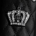 Miniatyrbild 4 av 5: PU Läder Bil Växelspaksskydd Halkfritt Läder Bil Växelspaksknoppskydd med Bling-krona