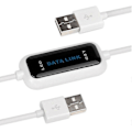 Miniatyrbilde 1 av 4: USB-kabel for dataoverføring mellom PC-er for Windows - USB 2.0 Data Link PC-kabel