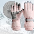 Pikkukuva 4 / 5: Lumihanskat Vedenpitävät Talvi Ski Gloves Lämpimät neutraalit käsineet Sakura Powder (Snowflake) SK22