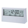 Miniatyrbild 5 av 5: Väckarklocka LCD-display Elektronisk väckarklocka för nattduksbord sängbord kontor