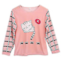 Miniatyrbild 3 av 5: Dam Pyjamas Set Långärmad Tecknad Sovkläder Loungewear Pyjamas