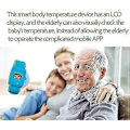 Miniatyrbilde 5 av 5: LCD Bluetooth Termometer for Barn, Digital Febertermometer Brukt med Mobil App, Smart Bluetooth Kroppstemperatur Overvåking Armbånd