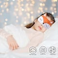 Miniatyrbild 4 av 5: 1 st Sovmask, Barns Sovmask Plysch Söt 3D Fluffig Mask för Barn Sovande Andningsbar Resa för Barn Flickor Kvinnor Vuxen