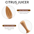 Miniatyrbillede 5 af 5: 1 stk. Træ Citronpresser Mini Juicer Frugt Appelsin Citrus Juice Ekstraktor River Ny Multifunktionel