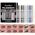 Pikkukuva 1 / 5: Silmäkynä Eyeliner Rajaus Kermanpehmeä Matta Viimeistely, Pitkäkestoinen Geelirajaus Tahriintumaton, Pitkäkestoinen Eläinkokeeton Silmämeikki Vedenkestävä Pitkäkestoinen