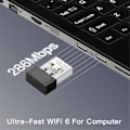 Miniatyrbilde 4 av 5: Trådløs WiFi 6 Adapter AX286 802.11Ax 2.4GHz Driverfri USB Nettverkskort For Win7/10/11 Datamaskin M
