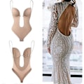 Miniatyrbillede 3 af 5: Plunge Rygløs Formende BH, Shapewear U Plunge, Push Up BH til Kvinder