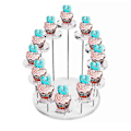 Miniatyrbillede 4 af 5: 2 stk Runde Akryl Cupcake Stativ - Premium Cupcake Holder, Cupcake Display Stativ Dessert Stativ Konditori
