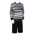 Pikkukuva 3 / 5: Cosdaddy Wednesday Pugsley Cosplay Addams -asu aikuisten miesten paita housupuvut Halloween-karnevaalijuhlapuku XL