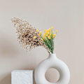 Miniatyrbillede 3 af 5: 8 stk. Kunstige Blomster Udendørs UV-resistente Planter, 8 Grene Falske Plastik Grønne Buske Planter