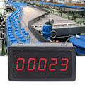 Miniatyrbillede 2 af 5: Plus Tællerpanel Totalisator 0-9999 Digitalt LED Tællerpanel Meter 5 Cifre