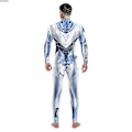 Pikkukuva 1 / 2: Iootiany 3D-tulostettu miesten Zentai-asu naisille seksikäs body pariskunnalle heijastava kuvio kissapuku takavetoketjulla Cosplay-asu juhla-asut B142-475 S