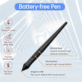 Miniatyrbillede 3 af 5: T1161 Grafik Tegnetablet Ultratynd Skitse med Batterifri Stylus 8 Pen Nibber 8192 Niveauer Pre