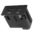 Miniatyrbilde 4 av 5: USB AUX Port Adapter Lydavspiller og USB-kontakt for
